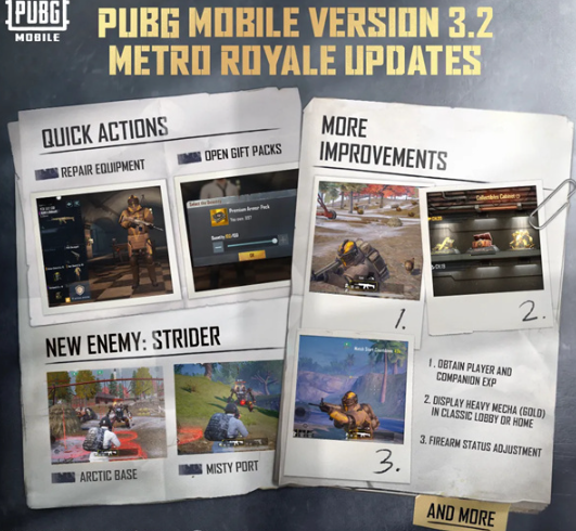 pubg国际服手游3.2更新内容一览 3.2版本更新内容汇总[多图]图片1